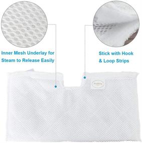 img 2 attached to 🧼 Fushing 10Pcs Steam Mop Pads: Washable Microfiber Replacement for Shark Steam Pocket Mops - S3500 Series and More