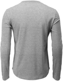 img 2 attached to 👕 Stylish and Comfortable: H2H Casual Henley T Shirt CMTTL139 - The Perfect Blend of Fashion and Relaxation