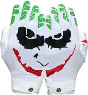 repster football gloves: skin tight tacky grip for enhanced performance - adult sizes logo