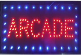 img 4 attached to 🎮 Brilliant LED Arcade Sign for Captivating Gaming Atmosphere