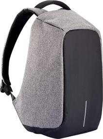 img 4 attached to XD Design Bobby Original Anti-Theft Laptop USB Backpack Grey (Unisex Bag)