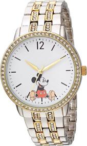 img 4 attached to DISNEY Womens Mickey Quartz Casual Women's Watches in Wrist Watches