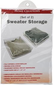 img 1 attached to 2-Pack of Innovative Home Creations 1326 Sweater Storage Bags: Optimal Space-saving Solution