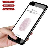 🔵 4-pack owikar стикер для кнопки "домой" - кнопка touch id (поддерживает систему идентификации по отпечатку пальца touch id) для iphone 8/7/6s/6/5s/se, ipad mini 3, ipad air 2 логотип