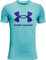 футболка с коротким рукавом для мальчиков sportstyle logo от under armour логотип