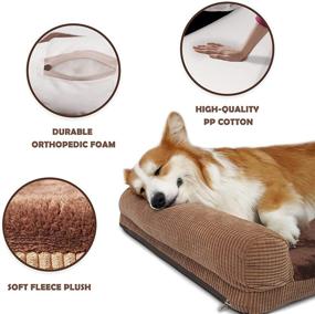 img 1 attached to 🐶 GAPZER Ortho Memory Foam Dog Bed – Ideal Pet Mat for Comfortable Sleep