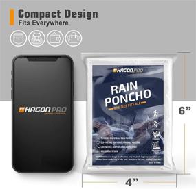 img 1 attached to Hagon PRO Disposable Ponchos Premium