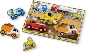 img 3 attached to 🚧 Discover the Durability and Fun of Melissa & Doug Construction Vehicles Wooden Toys!