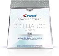 🦷 crest 3d whitestrips brilliance white - 32 strips, 16 treatments (upper/lower) logo