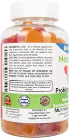 img 2 attached to 🍬 DrFormulas Multivitamin Gummies for Kids and Adults with Omega 3, Probiotics, Vitamin C, A, D3, E, B6, B12, Zinc, Biotin, and Folate - Kosher Vegetarian, 120 Count