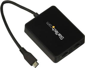 img 4 attached to 🔌 StarTech.com USB-C to Dual Gigabit Ethernet Adapter with USB 3.0 (Type-A) Port - Fast Data Transfer, Type-C Gigabit Network Adapter (US1GC301AU2R)