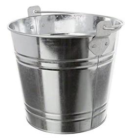 img 1 attached to 🪣 American Metalcraft PTUB87 Galvanized Steel Pail with Handle - 1.16-Gallon Capacity, 8" Diameter - Silver