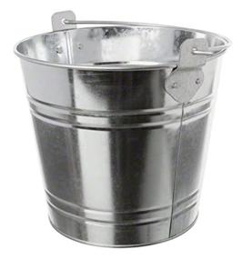 img 3 attached to 🪣 American Metalcraft PTUB87 Galvanized Steel Pail with Handle - 1.16-Gallon Capacity, 8" Diameter - Silver
