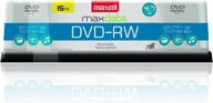 maxell 635117 dvd-rw disc: rewritable 4.7gb recording format for dvd players and high capacity file archiving logo