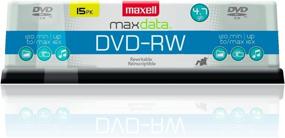 img 1 attached to Maxell 635117 DVD-RW Disc: Rewritable 4.7GB Recording Format for DVD Players and High Capacity File Archiving