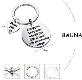 img 2 attached to 🔬 Ultrasound Tech Gifts - BAUNA Sonographer Keychain for Sonographers