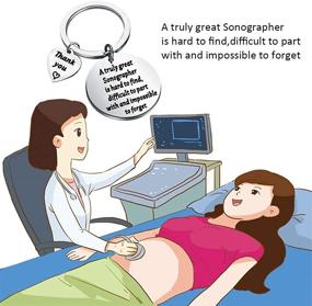 img 3 attached to 🔬 Ultrasound Tech Gifts - BAUNA Sonographer Keychain for Sonographers