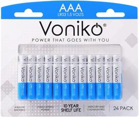 img 4 attached to 🔋 VONIKO - High-Quality AAA Batteries (24 Pack) - Alkaline Triple A Battery - Extra Long-Lasting, Leakproof 1.5v Batteries - Shelf Life of 10 Years