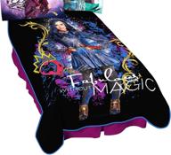 👸 disney descendants evie microraschel blanket: cozy up with the villainous princess! logo