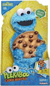 img 3 attached to Entertaining Peekaboo Cookie Monster Toy from Sesame Street