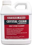 🧽 stonepro – crystal clean 32oz – ideal for stone surfaces, stainless steel, windows, mirrors & glass logo