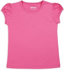 img 3 attached to 👕 GOXU Everyday Crewneck Toddler Girl's Clothing with Sleeves