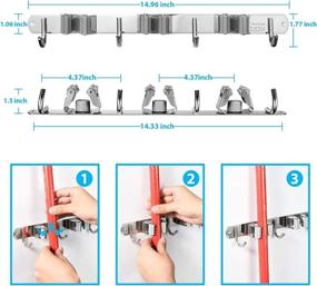 img 1 attached to 🗄️ Yanvsvda Stainless Organizer: Efficient Storage Solution for Kitchen and Bathroom