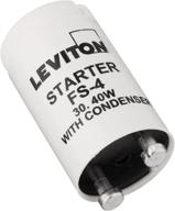 💡 leviton 13891 fluorescent lamp starter fs-4 - 13, 30, and 40w basic option логотип