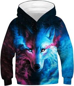 img 3 attached to 👕 HaniLav Graphic Sweatshirts Pullover Hoodies: Trendy Boys' Fashion Apparel