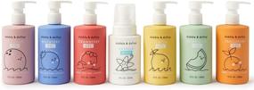 img 4 attached to 🌈 Dabble & Dollop Rainbow of Bubbles: Natural Bubble Bath, Body Wash, Shampoo & Conditioner for Kids - Set of 7 (USA-Made, Paraben & Sulfate Free, Vegan, Gluten-Free, Tear-Free)