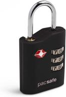 🔒 pacsafe prosafe padlock black luggage logo