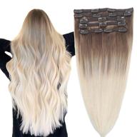 vinbao extensions blonde platinum balayage logo