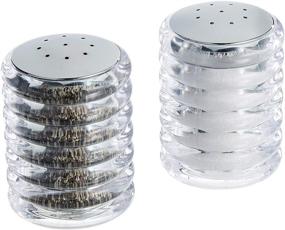 img 4 attached to 🐝 Premium Beehive Salt & Pepper Shaker by Cole and Mason - Clear, 4-Inch