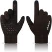achiou touchscreen gloves winter texting men's accessories and gloves & mittens logo