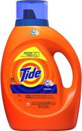 tide he liquid laundry detergent soap - original scent, 64 loads - best for high efficiency machines logo