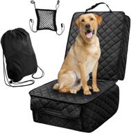 🐾 tneltueb front dog seat cover: waterproof, nonslip, & scratchproof for cars, trucks, suvs, and jeeps logo