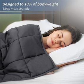 img 3 attached to Smartqueen Weighted Blanket Perfect Premium