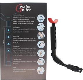 img 1 attached to 🏌️ Wafer Golfer: The Ultimate Golf Training Aid for Perfecting Swing Gestures - Motion Correction Tool with Instruction Manual - Suitable for Right/Left Handed Golfers