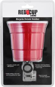 img 2 attached to 🚲 Red Cup Living Bike Water Bottle Holder - Set of 1 - Handlebar Mount Bottle Holder for Bike, Scooter, Motorcycle - Easy Installation on Bicycle - Universal Fit for Cups, Cans & Bottles - Ideal for Kids, Teens & Adults