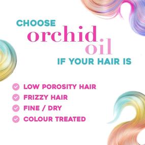 img 1 attached to Revitalize and Protect Your Hair with OGX Orchid Oil Shampoo - Defy Fading with UVA/UVB Sun Filters, 13 Ounces