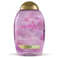 revitalize and protect your hair with ogx orchid oil shampoo - defy fading with uva/uvb sun filters, 13 ounces logo