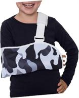 premium designer arm slings for kids - crazy casts arm sling, ideal support 👶 for broken collarbone or cast cover, boys girls youth ages 4+, sizes small to large логотип