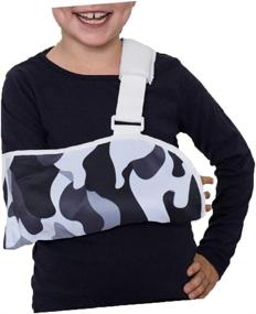 img 4 attached to Premium Designer Arm Slings for Kids - Crazy Casts Arm Sling, Ideal Support 👶 for Broken Collarbone or Cast Cover, Boys Girls Youth Ages 4+, Sizes Small to Large