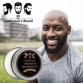 img 1 attached to 🧔 The Ultimate Beard Balm: Fragrance-Free Leave-In Conditioner & Softener - 100% Natural Blend - Enhances Styles, Strengthens, Thickens & Softens, Boosting Healthy Beard & Mustache Growth