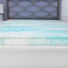 img 1 attached to BioPEDIC Swirl Memory Mattress Topper Furniture