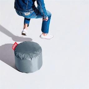 img 1 attached to 🪑 Modern Dark Grey Fatboy Point Ottoman: Stylish & Comfortable Footrest