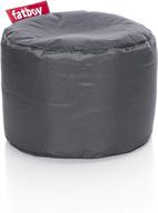 🪑 modern dark grey fatboy point ottoman: stylish & comfortable footrest logo