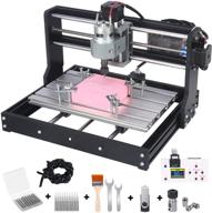 🔧 enhanced 3018 pro cnc router: mcwdoit diy engraving machine with grbl control, offline controller, cnc router bits – ideal for wood, acrylic, plastic, pcb, mdf milling and engraving – 300x180x45mm logo
