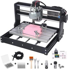 img 4 attached to 🔧 Enhanced 3018 Pro CNC Router: mcwdoit DIY Engraving Machine with GRBL Control, Offline Controller, CNC Router Bits – Ideal for Wood, Acrylic, Plastic, PCB, MDF Milling and Engraving – 300x180x45mm