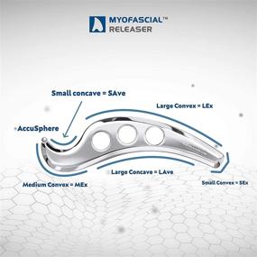 img 1 attached to 🔧 Эллипс Про Миофасциальный Релизер: Нержавеющий стальной физический терапевтический инструмент для мобилизации мягких тканей фасции - Техники IASTM ASTYM Миофасциального Релиза с Руководством пользователя